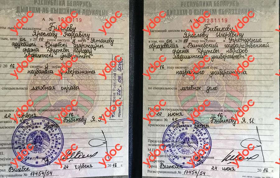 Документы и фотографии - Бибиков Я. И.