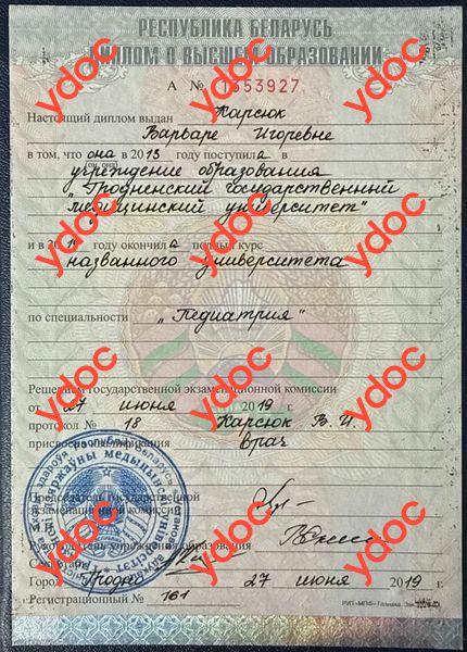 Документы и фотографии - Карсюк В. И.