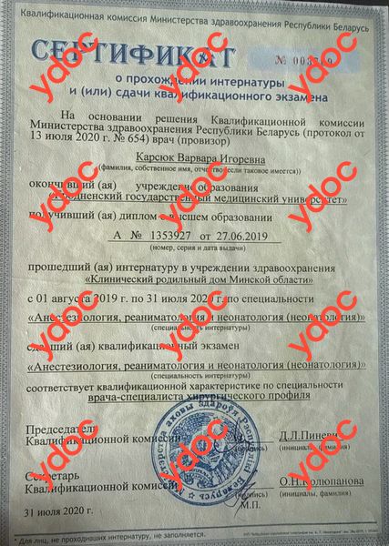 Документы и фотографии - Карсюк В. И.