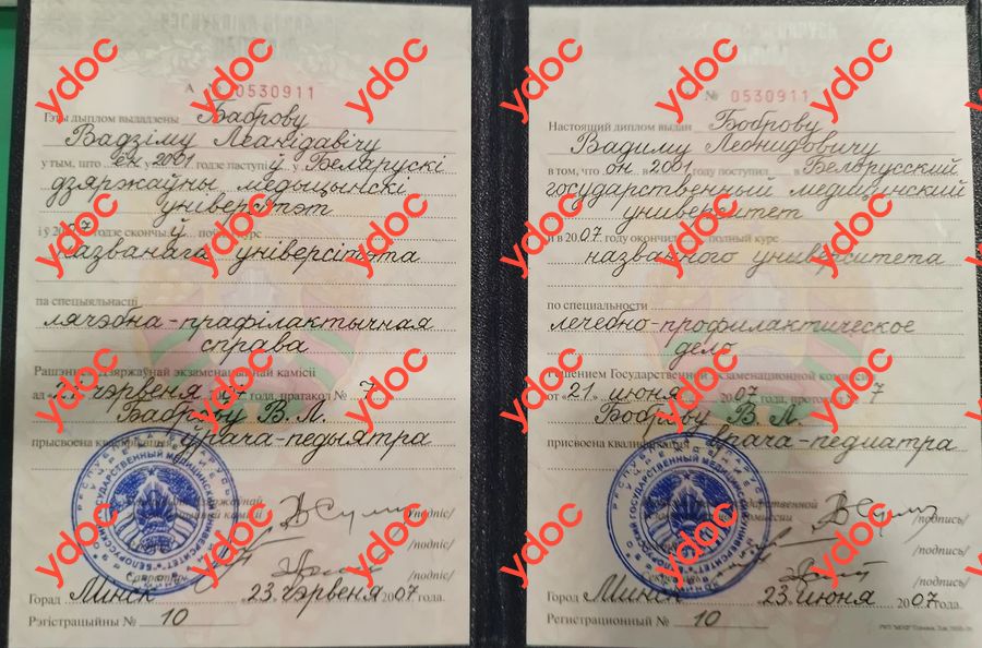 Документы и фотографии - Бобров В. Л.