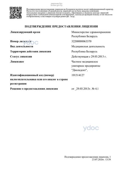 Лицензия Лицензия