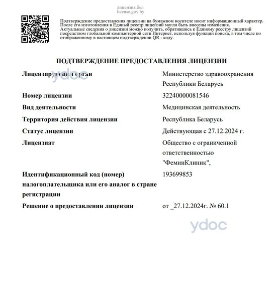 Лицензия Лицензия