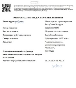 Лицензия Лицензия